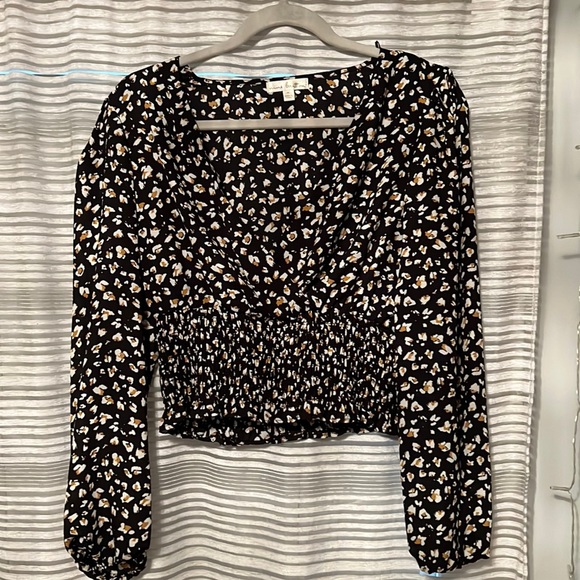PATTERNED BLOUSE - Picture 1 of 4